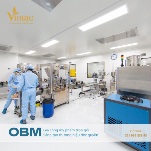Các loại máy móc sản xuất mỹ phẩm quan trọng và phòng R&D hiện đại tại Vimac