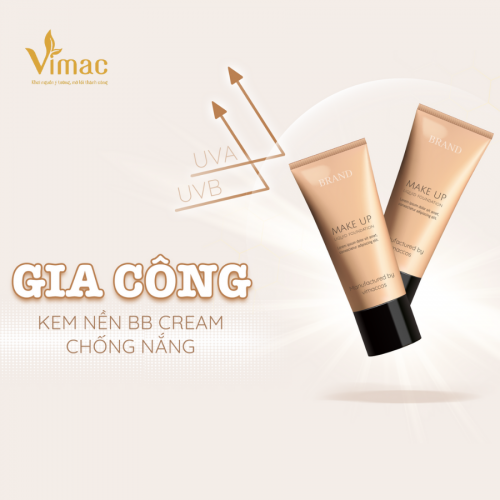 Gia công BB cream tích hợp hoạt chất chống nắng vật lý Zinc oxide và Titanium oxide