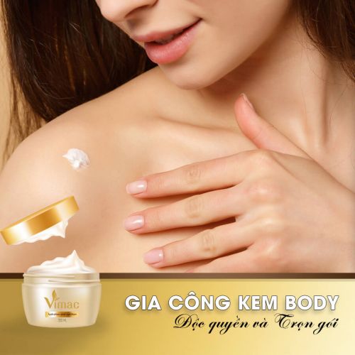 Gia công Kem body trắng da độc quyền trọn gói tại Vimaccos