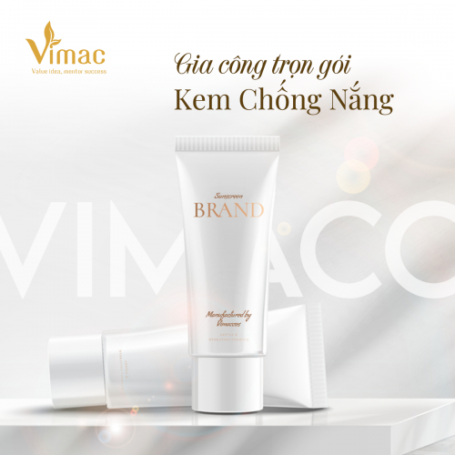Kem chống nắng Việt Nam sản xuất chuẩn CGMP ASEAN - Công thức kem chống nắng phổ rộng độc quyền