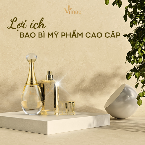 Lợi ích chai lọ mỹ phẩm cao cấp đối với thương hiệu