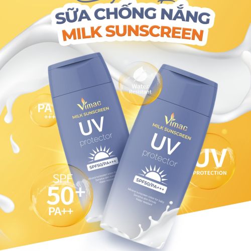 GIA CÔNG SỮA CHỐNG NẮNG TRẮNG DA TẠI VIMACCOS