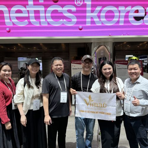 Vimaccos vinh dự được tham gia triển lãm In-Cosmetics Korea 2024