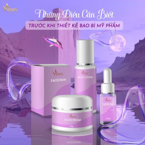 Những điều cần biết trước khi thiết kế bao bì mỹ phẩm