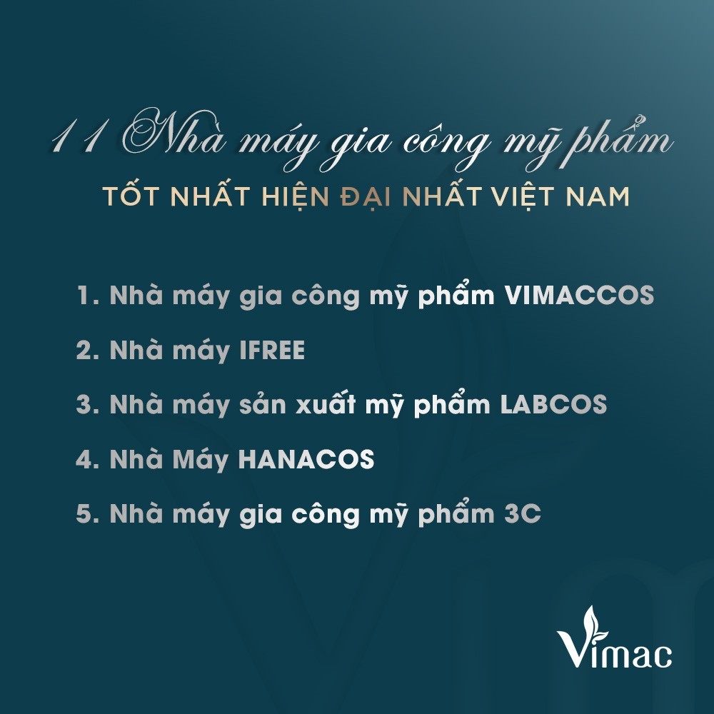 11 Nha may gia cong my pham tot nhat VN