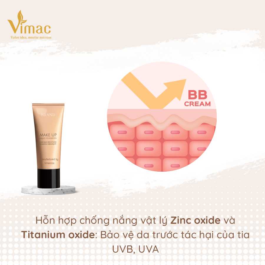 Gia công BB cream chống nắng  2