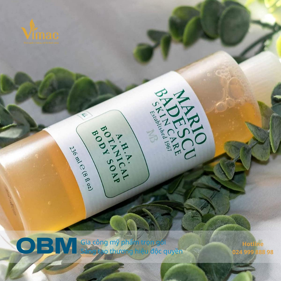sữa tắm chứa aha 3